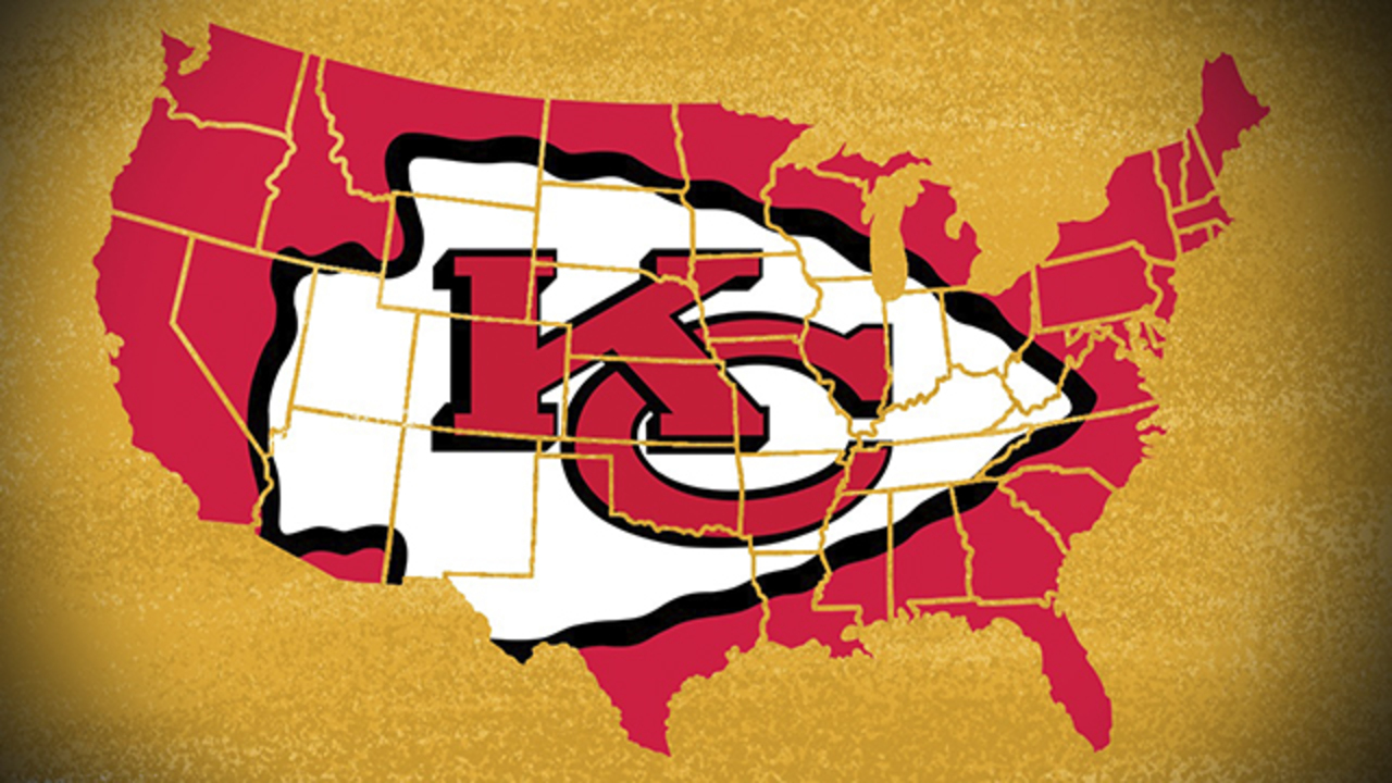 Chiefs fans can be found in all 50 states. Here's the proof.