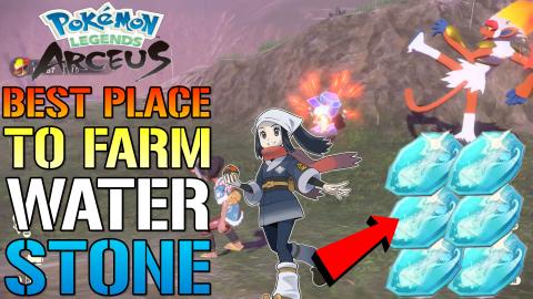 Pokémon Legends: Arceus Water Stone! The BEST Place To F...