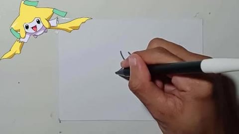 DRAW POKEMON JIRACHI #SHORTS