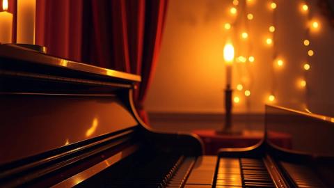 Calm Cafe Jazz Piano  Music for Work  Free BGM - Cozy Caf...