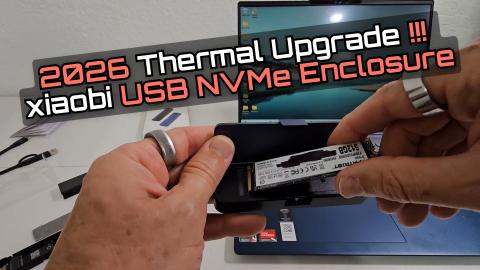 xiaobi Bi-M212 NVMe USB Enclosure With 2026 Thermal Upgra...