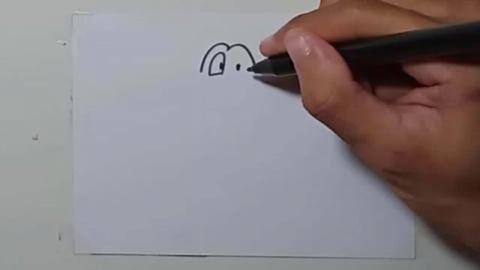 Drawing cartoon RACOON #shorts
