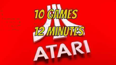 Atari ST 10 Retro games 12 minutes 