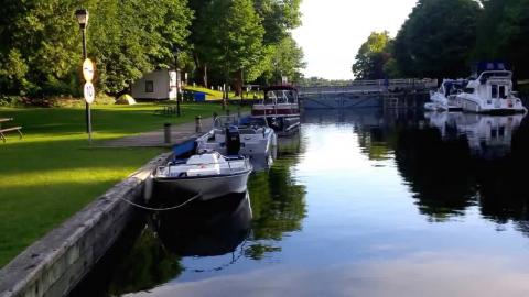 The Mysterious Sunken House at the Locks on Lake Opinicon...