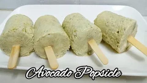 TBPH114 _ AVOCADO POPSICLE _ How to make Homemade Avocado...