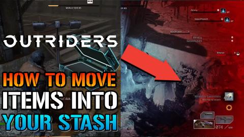 Outriders: How To Move ITEMS To Your STASH! In The Outrid...