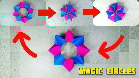 MAGIC CIRCLES having INFINITE TURNS using Paper | Oddly s...