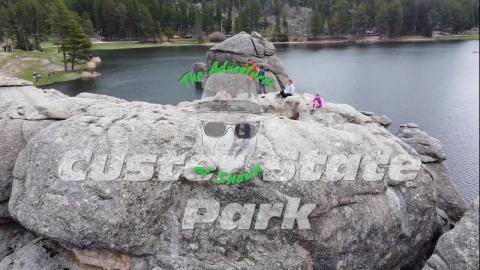 SYLVAN LAKE SOUTH DAKOTA HIKING AND ROCK CLIMBI...