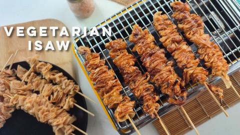 Vegan Filipino "Isaw" | Grilled "Chicken" Intestine