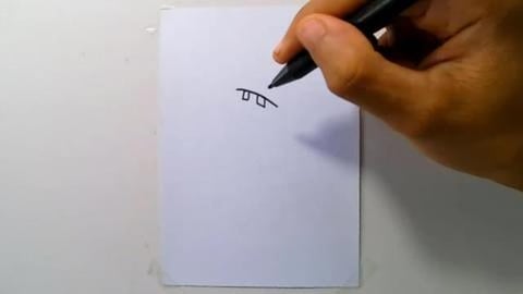 Drawing graffiti cartoon mummy running