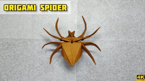 Origami Spider | Origami tutorial | Paper craft