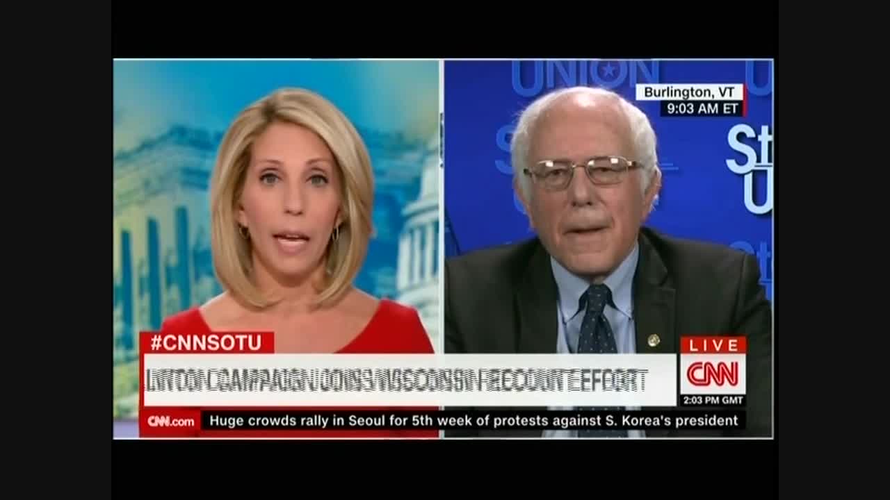 Bernie Sanders Gets Frustrated With CNN Host's Election Recount ...