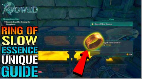 Avowed: "Ring Of Slow Essence" Unique Ring Location Guide...