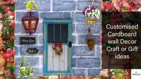 Best Out Of Waste | cardboard crafts Wall Hanging | Wall ...