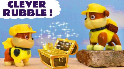 Paw Patrol Toys Stop Motion Story - Clever Rubble