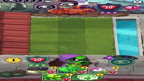 Plants vs Zombies Heros: 16/10 gameplay