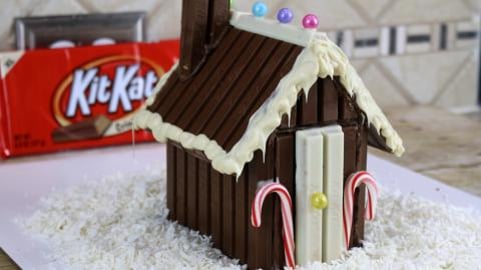 Kit Kat Gingerbread House