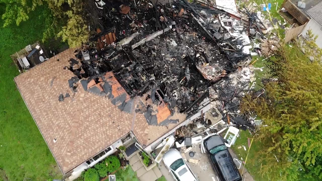 Raw video Raytown duplex heavily damaged after explosion Kansas City
