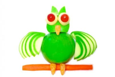 How to Make an Owl with an Apple 