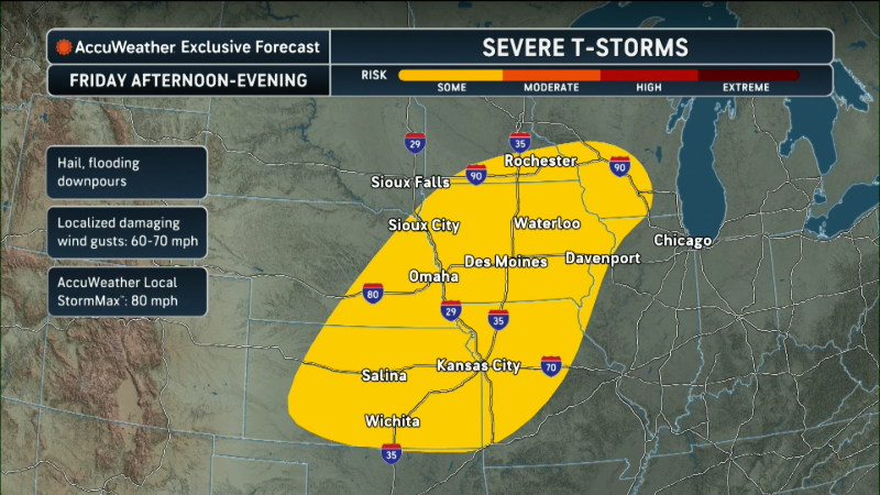 Severe storms target the Northern Plains | AccuWeather
