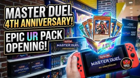 YuGiOh Master duel opening 4th anniversary UR pack ticket...