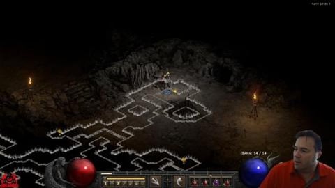 Diablo 2 Assassin Walkthrough Act 1 // Part 4 THE CAVE