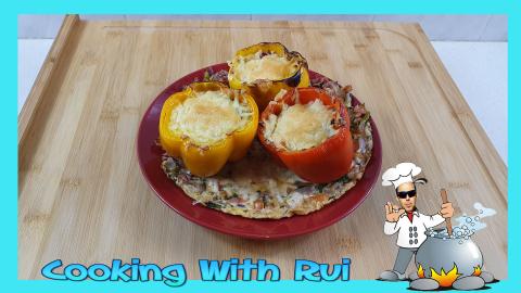 Stuffed Peppers With Ham And Cheese
