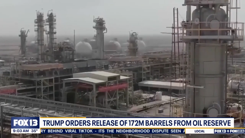 Trump orders release of oil reserves as gas prices climb nationwide ...