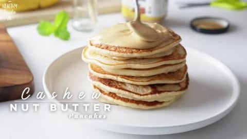 Cashew Nut Butter Pancakes  | Easy Vegan Pancake Recipe