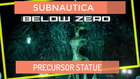 Subnautica Below Zero finding PRECURSOR STATUE  SCIFI Gam...