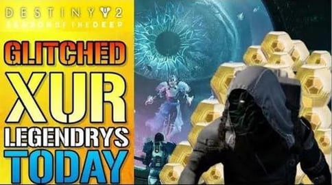 Destiny 2: GLITCHED XUR Is Back! Season Of The Deep LEGEN...