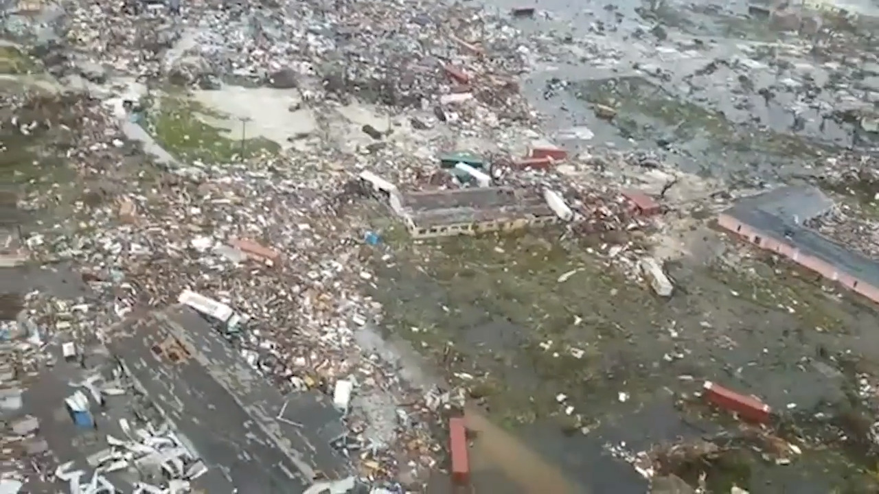 Aerial Footage of Great Abaco Shows Destruction Caused by Hurricane ...