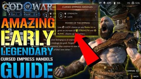 God Of War: Ragnarok! Amazing Early Legendary! "The Curse...