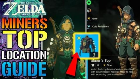 Zelda: Tears Of The Kingdom Amazing "Miners Top" Armor! L...
