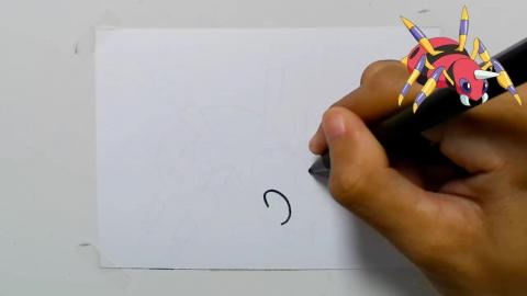 Drawing Pokemon Ariados