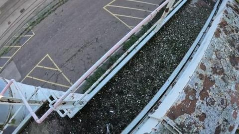 POV ABANDONED FACTORY CLIMBING