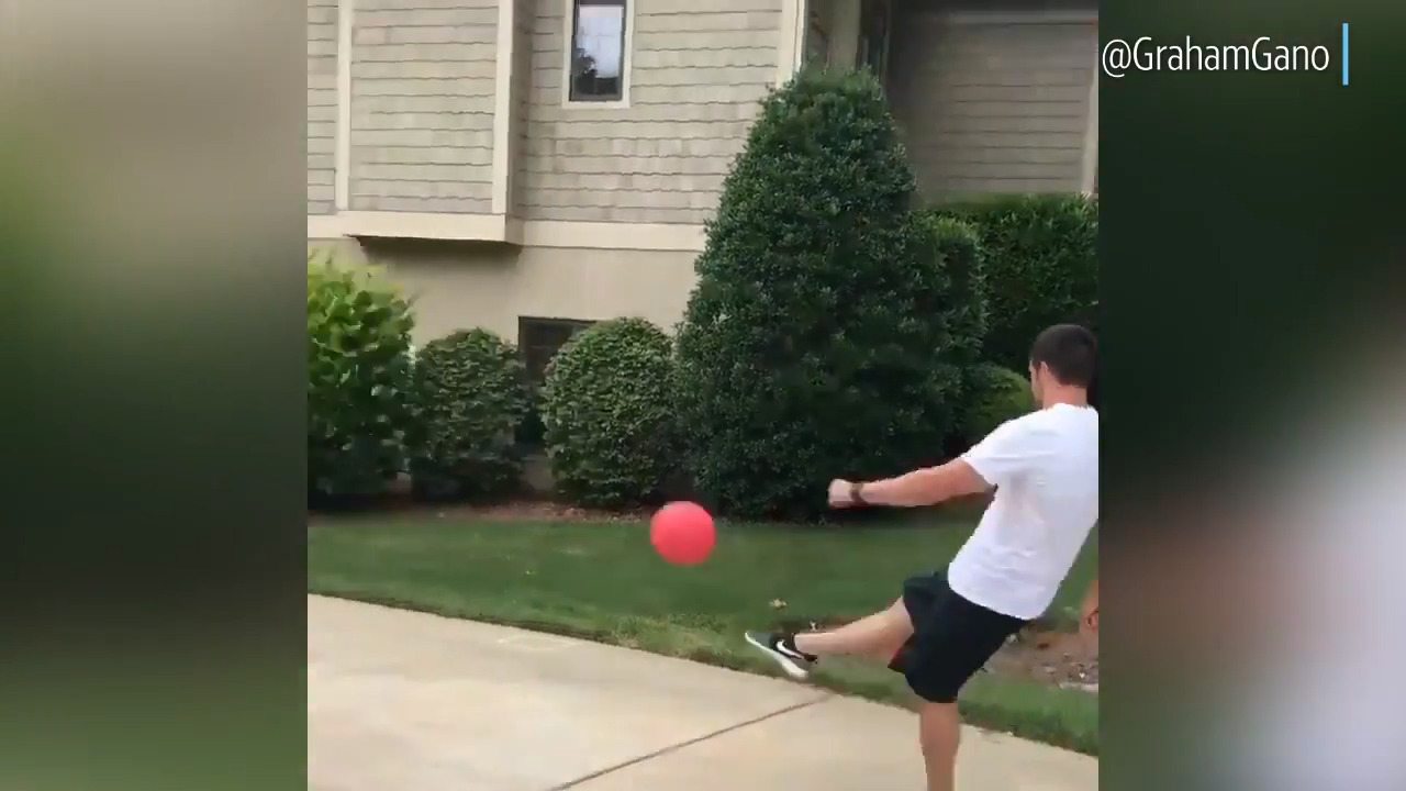 Graham Gano should not be allowed to play kickball 