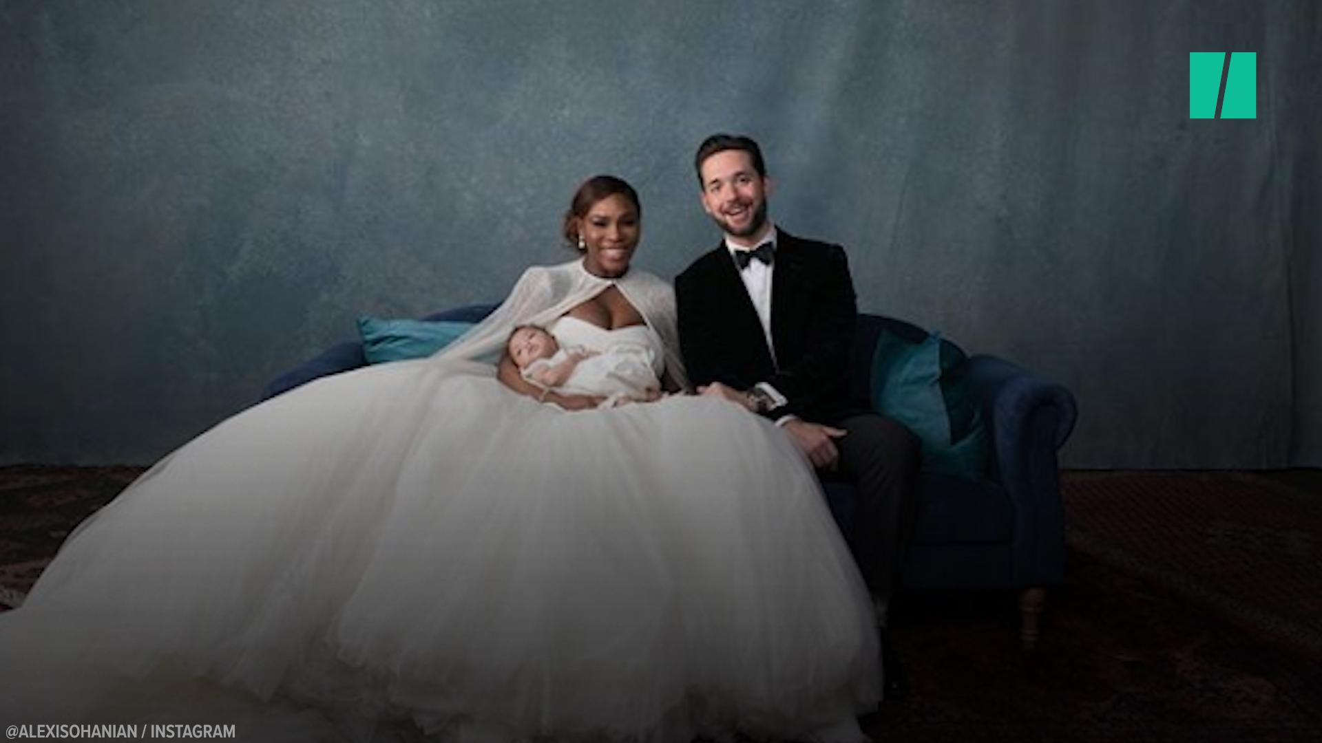 Serena williams wedding on sale dress