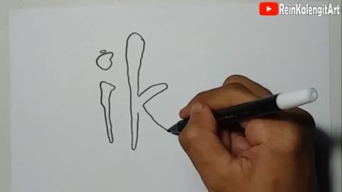 Drawing Grafity name IKAL