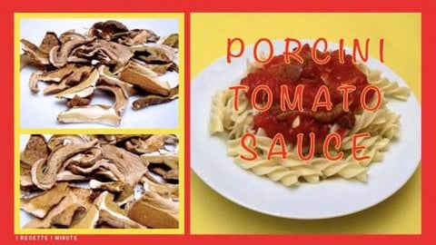 Porcini Tomato Sauce for Pasta / Wild Mushrooms, Cep, Pen...