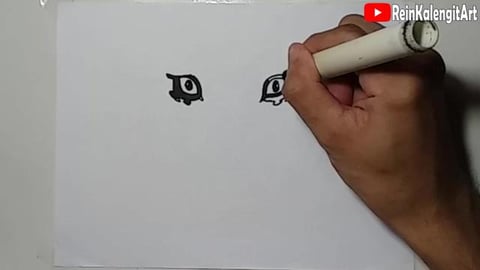 Drawing Graffiti leopard character