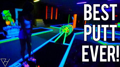 The Best Blacklight Mini Golf Course We've Ever Played! -...