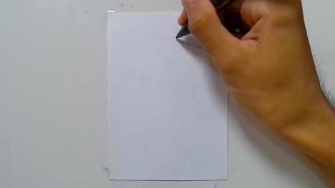 Drawing skinny walking zombie graffiti