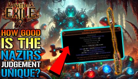 Path Of Exile 2: "Nazirs Judgement" Unique Quarterstaff! ...