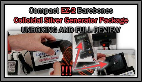 Compact EZ-2 Barebones Colloidal Silver Generator Package by LifeForce ...