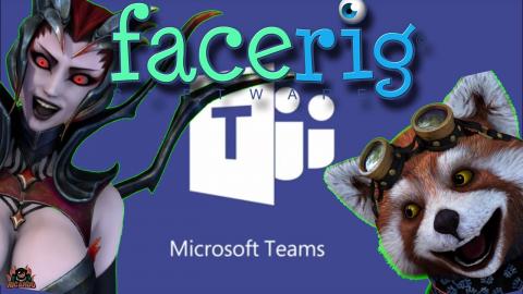 Using FaceRig with Microsoft Teams No More Boring Meeting...