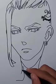 Draw Anime Draken shorts