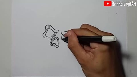 Drawing Graffiti Skull Character With Helmet