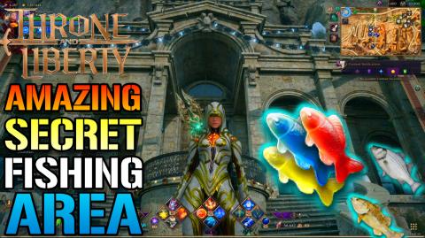 Throne & Liberty: SECRET Fishing Area! How To "FISH" In Y...