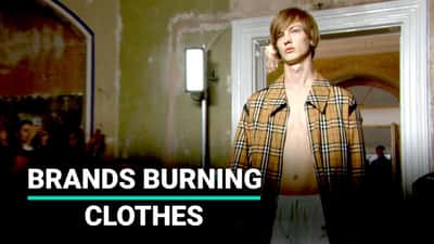 Burberry burns bags, clothes and perfume worth millions - BBC News